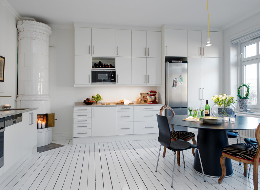 Дизайн кухни в скандинавском стиле фото